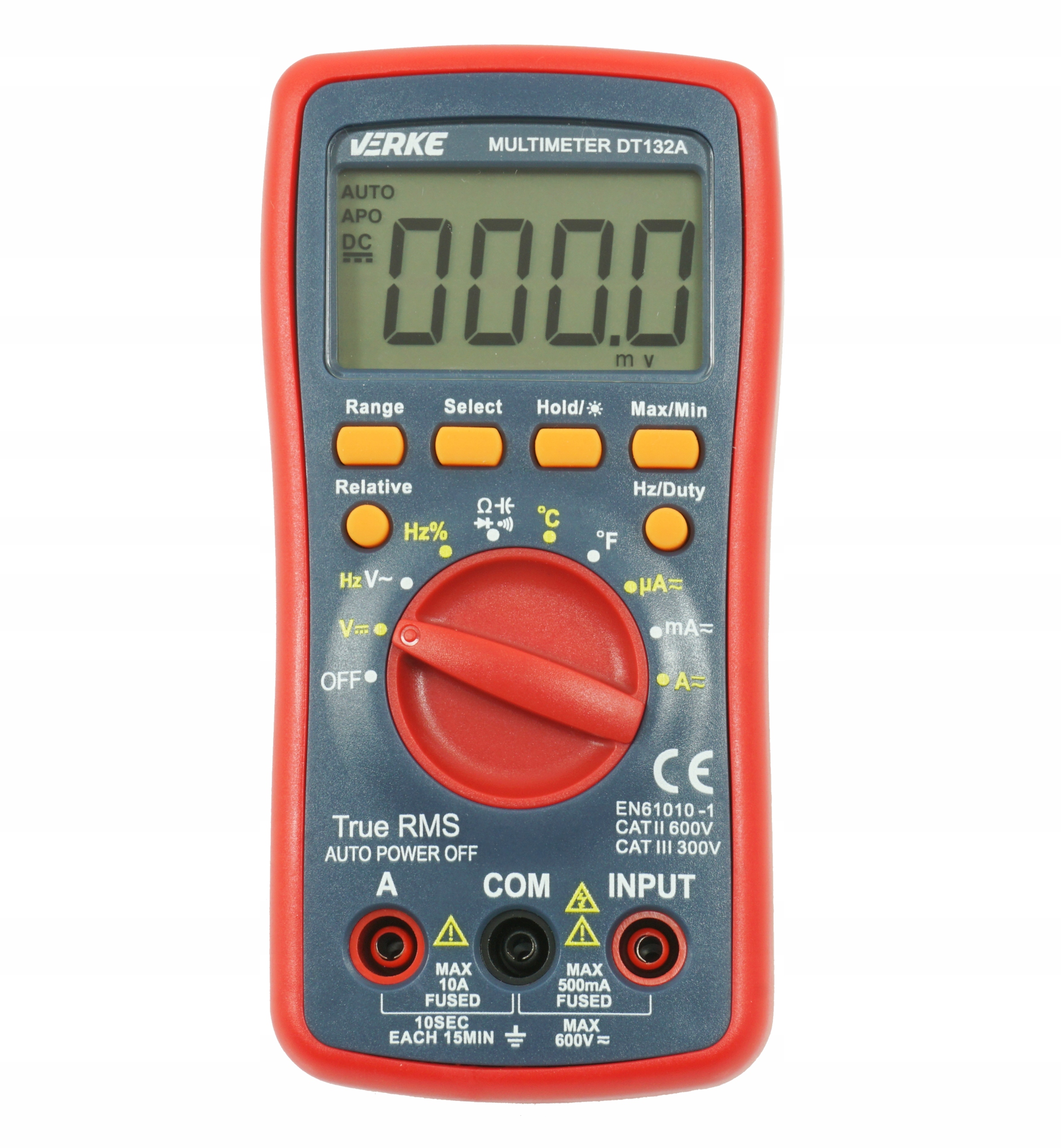 MULTIMETR MIERNIK CYFROWY UNIWERSALNY TESTER NATĘŻENIA PRĄDU NAPIĘCIA LCD Marka Verke