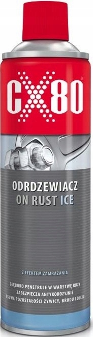 CX80 Odrdzewiacz On Rust Ice Z Efektem Zamrażania 500ML Spray