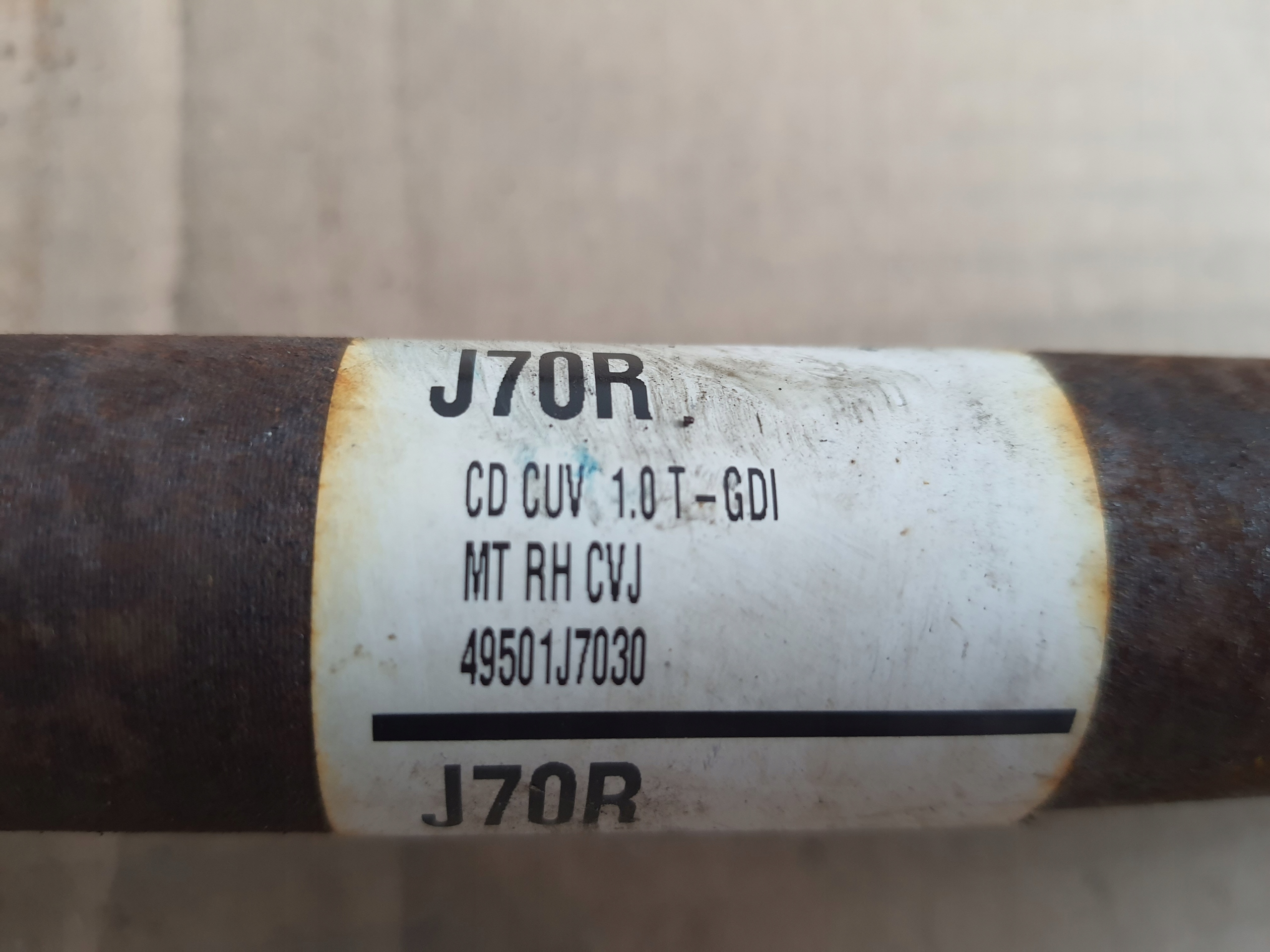 KIA XCEED 17-21 semi-axis right 1.0T-GDI
