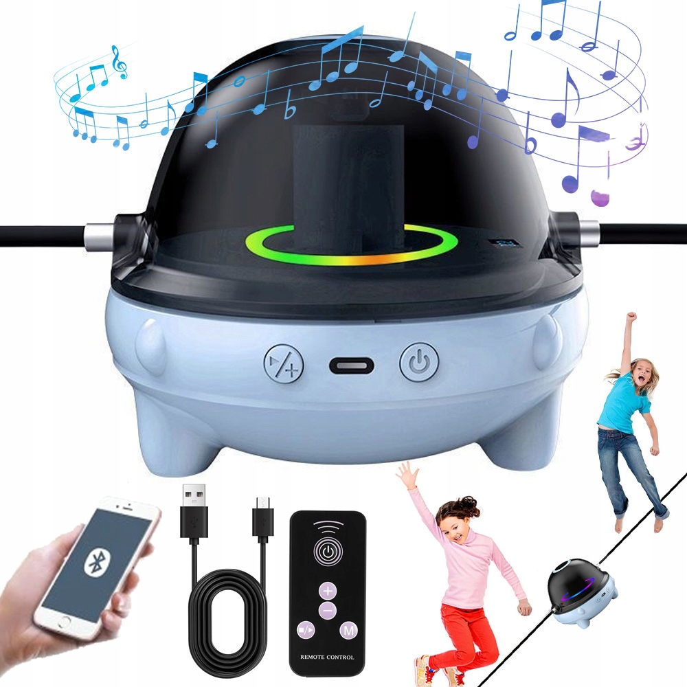 Hudební Švihadlo Led, Inteligentní Švihadlo S Bluetooth Reproduktorem Doma