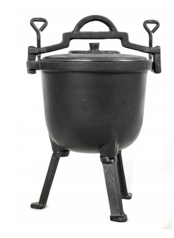 KOCIOŁEK ŻELIWNY GARNEK MYŚLIWSKI 8L +GRATISY Producent Meyerhoff