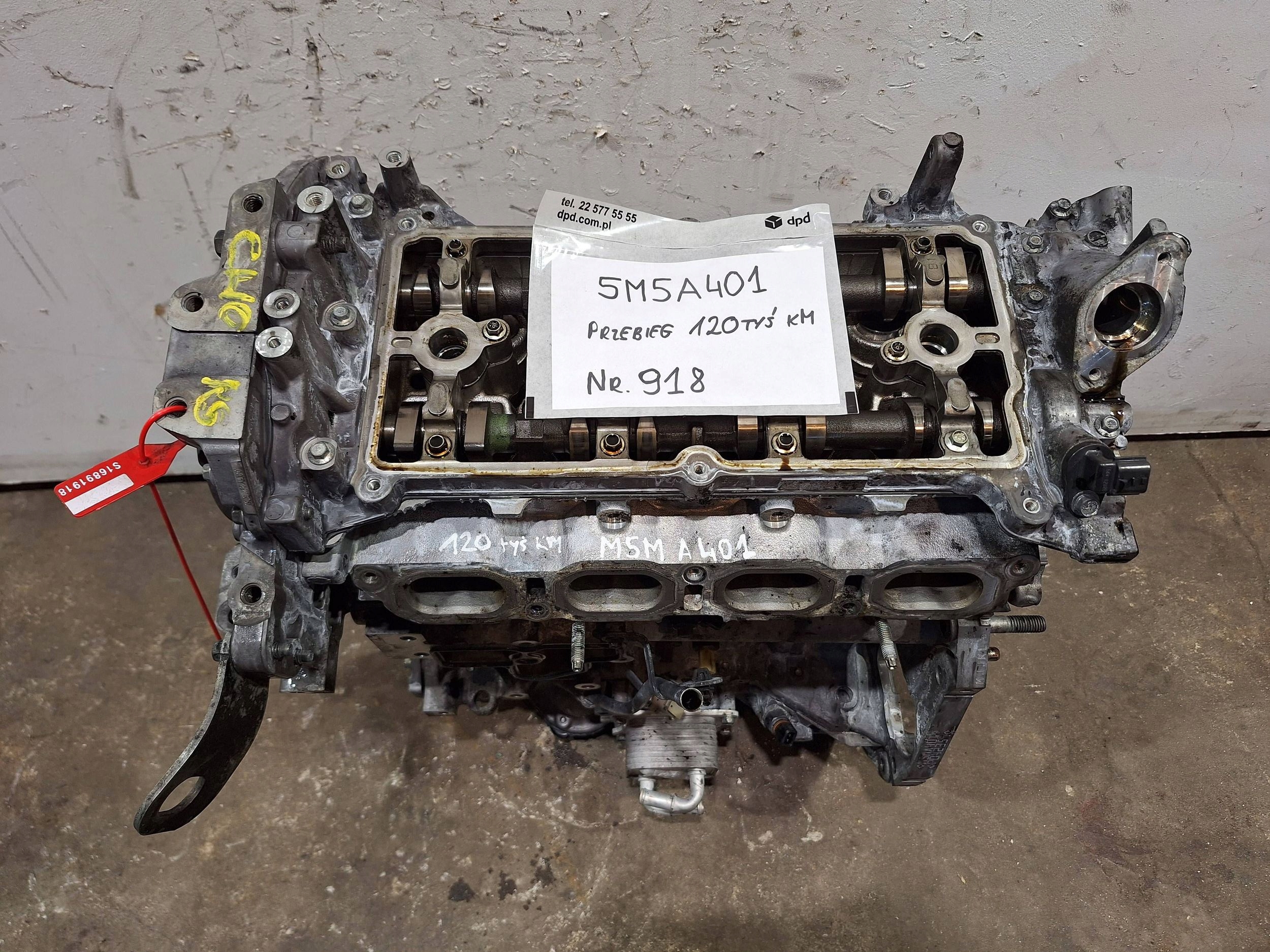 engine 5M5A401 RENAULT CLIO IV RS 1.6 TCE