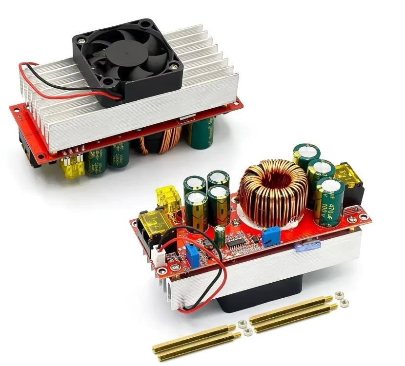 Měnič Napětí 1800W 40A DC Step-up 10V-60V 12V-90V