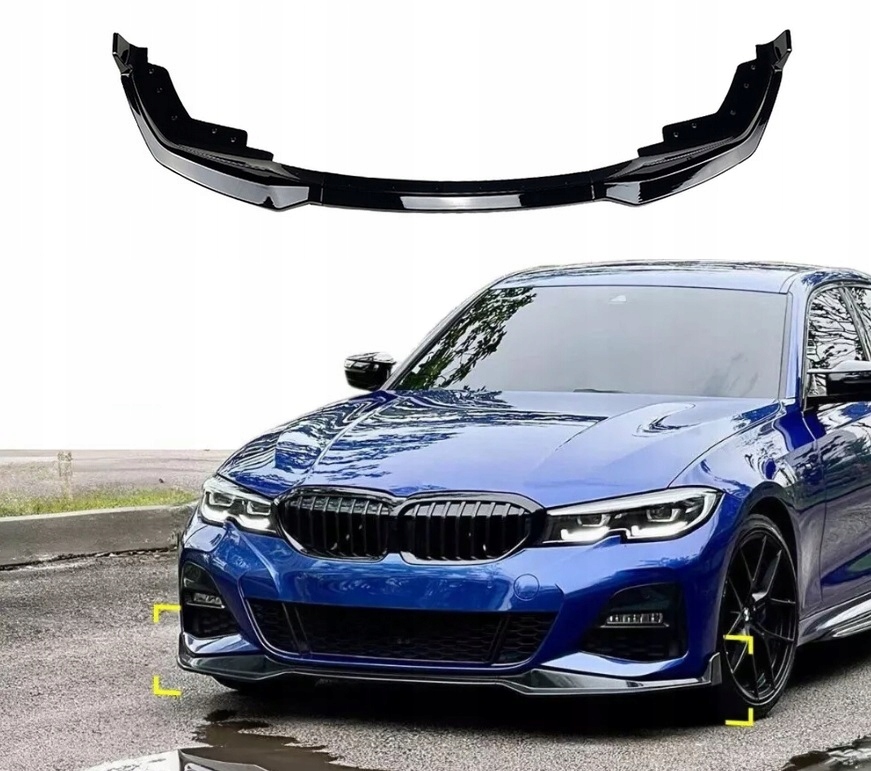 Bmw G20 G21 Predlift 2019-2022 Prekrytie nárazníka M Sport Čierny Lesk Mp