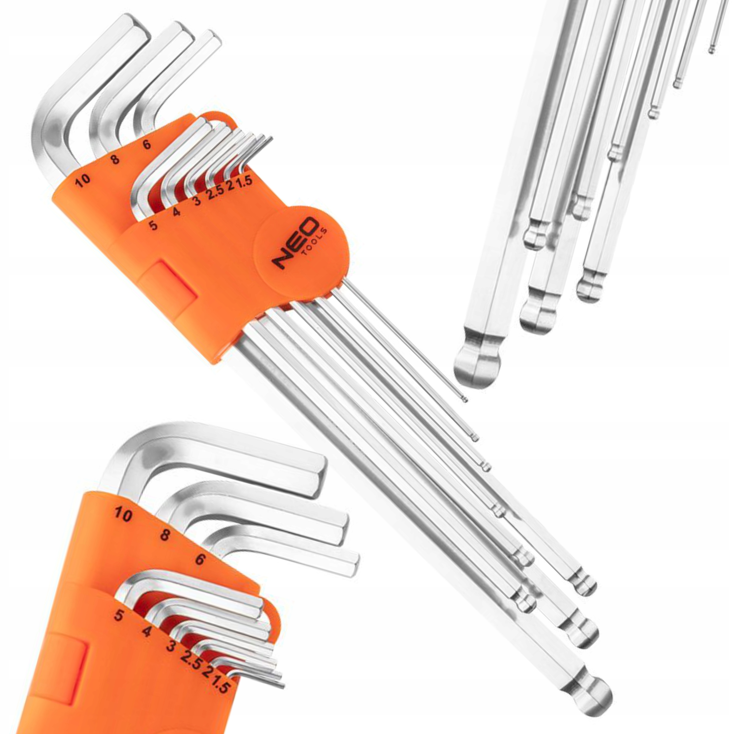 

Imbusy Klucze Imbusowe 9szt. z magnesem 09-525 Neo