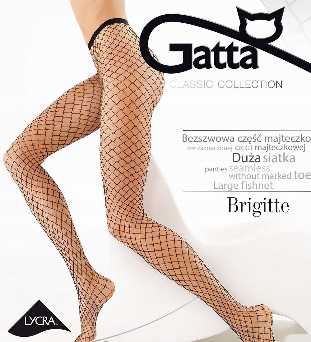

Rajstopy kabaretki Gatta Brigitte 05 1/2 Grafit