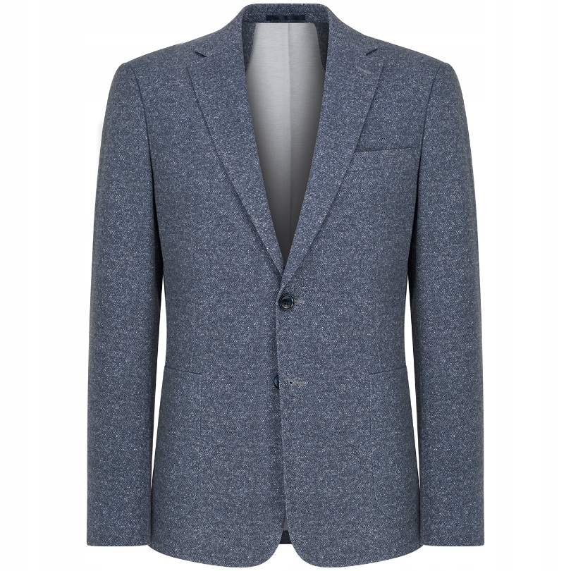 Modrá jednořadá sako Slim Fit Pako Lorente vel