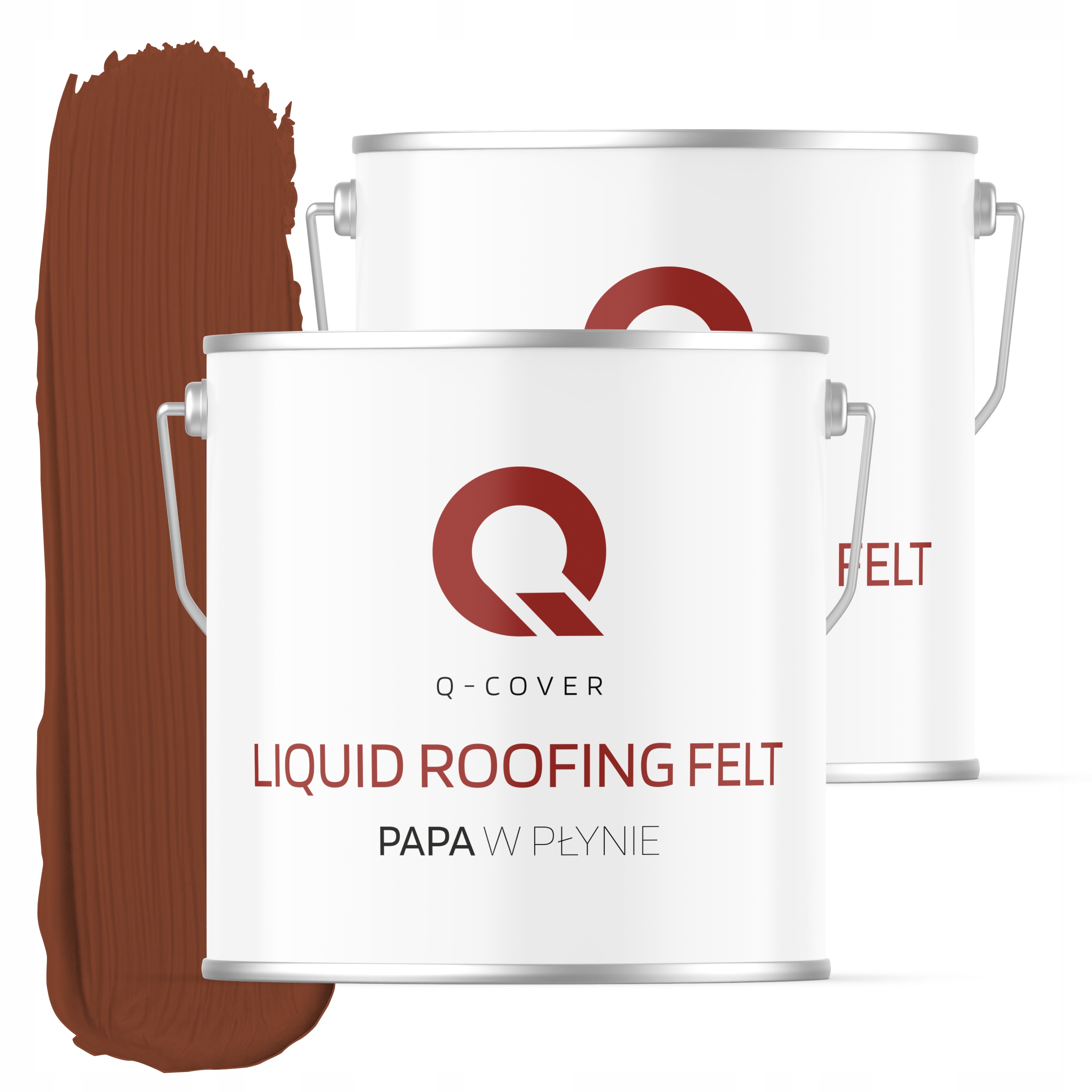 Tekutá Papa 5 Kg, Mrazuvzdorná, Vodotesná, Tehlová Farba