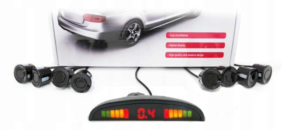 ПЕРЕДНИЕ И ЗАДНИЕ ДАТЧИКИ ПАРКОВКИ LED LCD