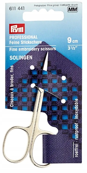 Nůžky vyšívací Prym 611 441 profesionální 90mm