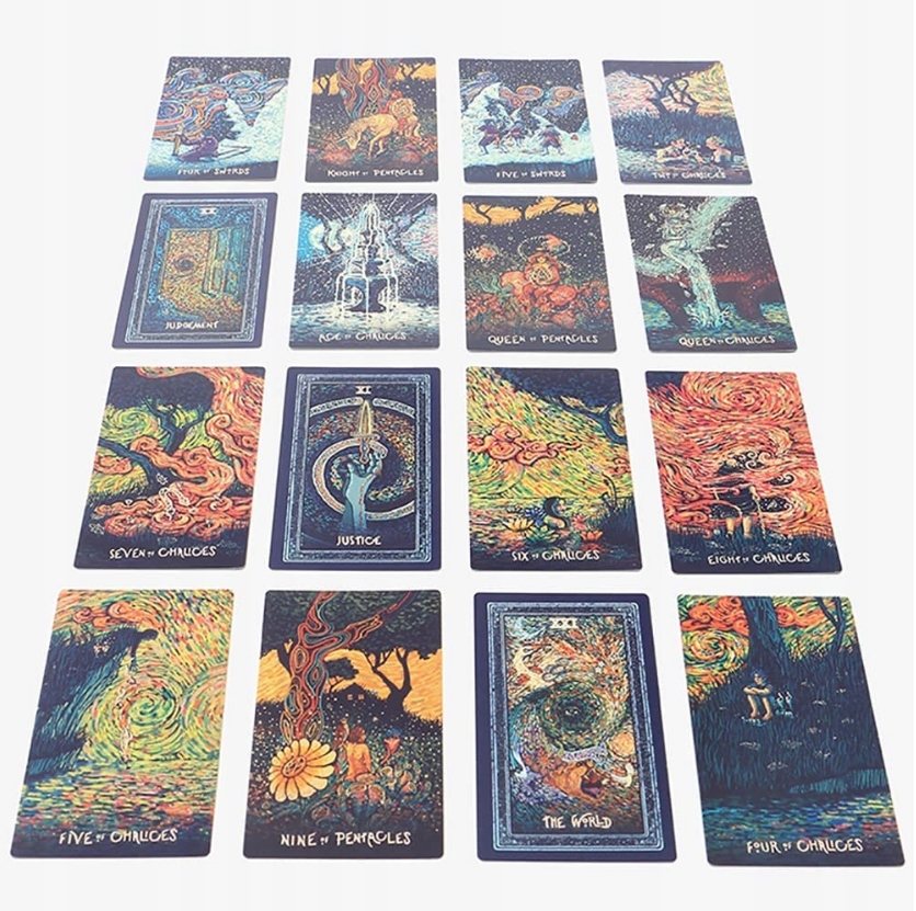 PREZENT NA DZIEN DZIECKA-KLASYCZNYCH KART PUDEŁKO TAROT 78 KART Wiek gracza 18+