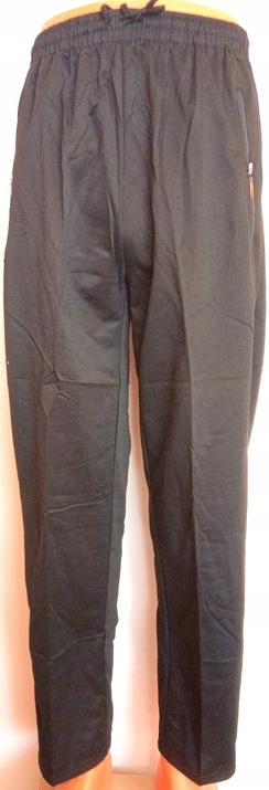 

Czarne bawełniane Spodnie dresowe Męskie 2XL