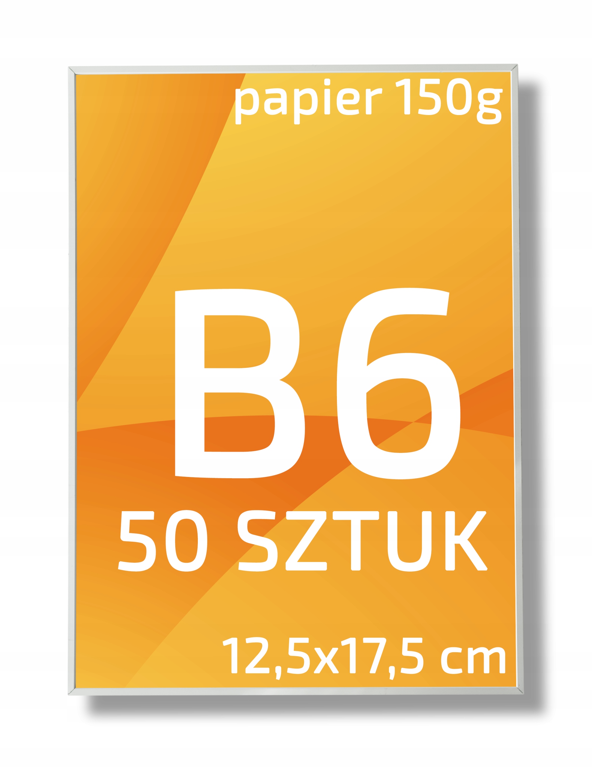 PLAKAT PLAKATY B6 WYDRUK PAPIER 150G 50 SZTUK