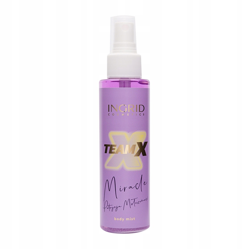 INGRID COSMETICS ROZŚWIETLAJĄCA MGIEŁKA DO CIAŁA MIRACLE TEAMX 125 ML