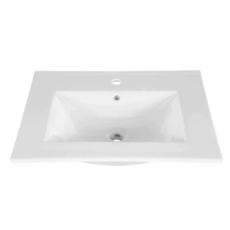 Zestaw Mebli Łazienkowych z Umywalką 60 Białe BALI Wykończenie połysk