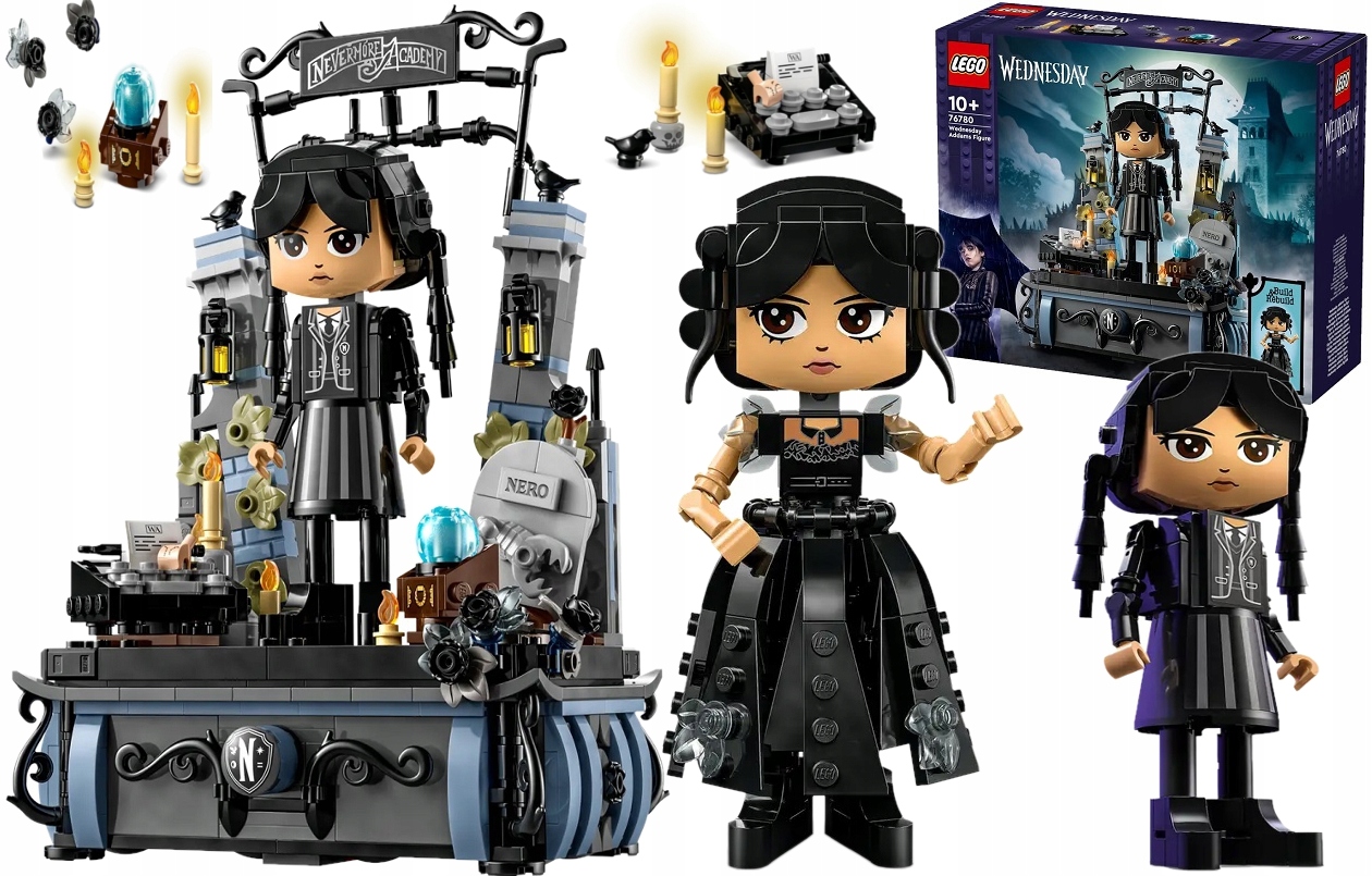 702 stavebnice Lego Wednesday Figurka Wednesday Addamsová 76780
