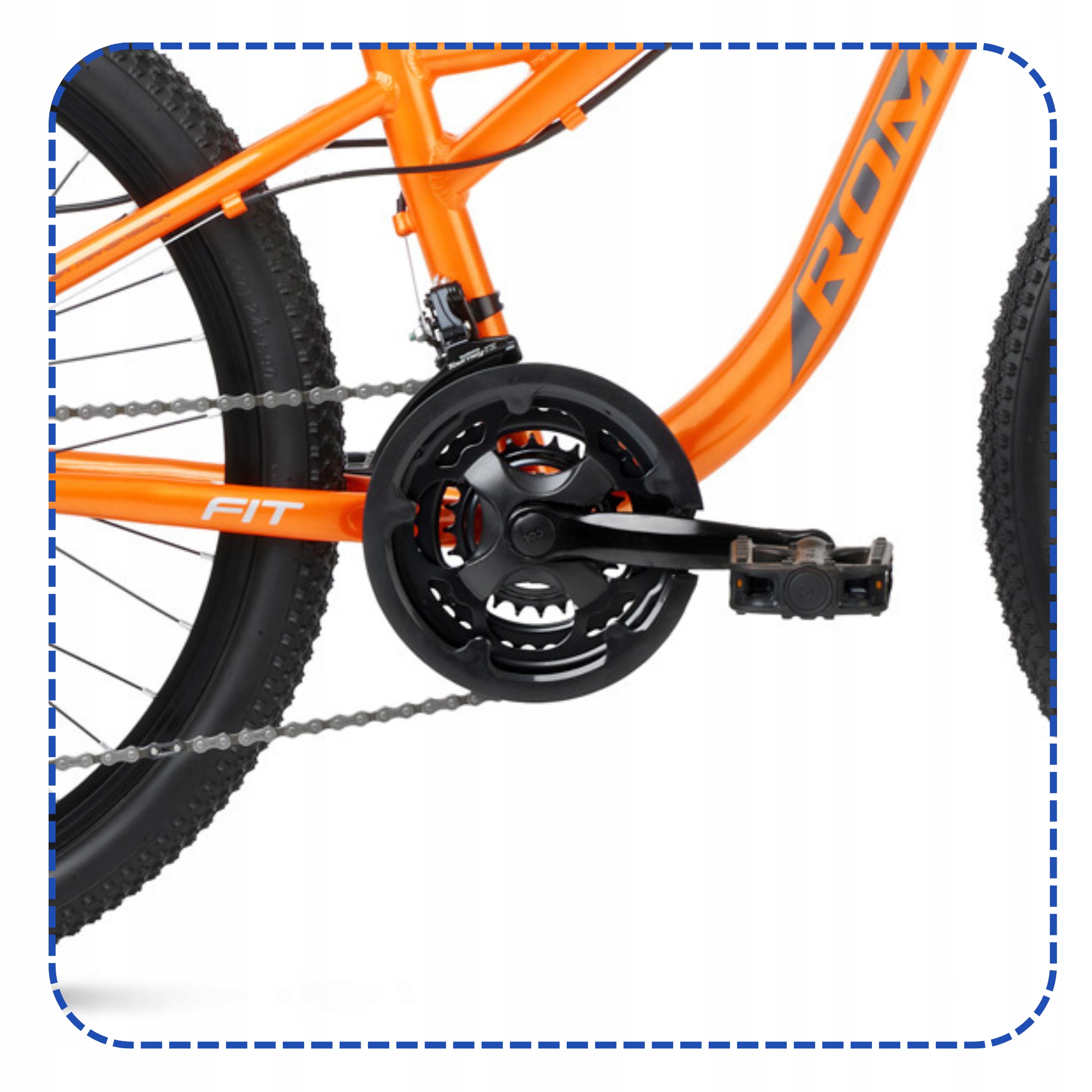 ROWER 24 ROMET RAMBLER FIT SHIMANO GÓRSKI MTB OŚWIETLENIE I STOPKA GRATIS Liczba biegów 21