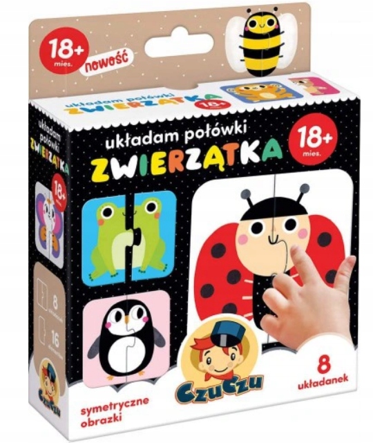 

Puzzle Układam połówki Zwierzęta Czuczu