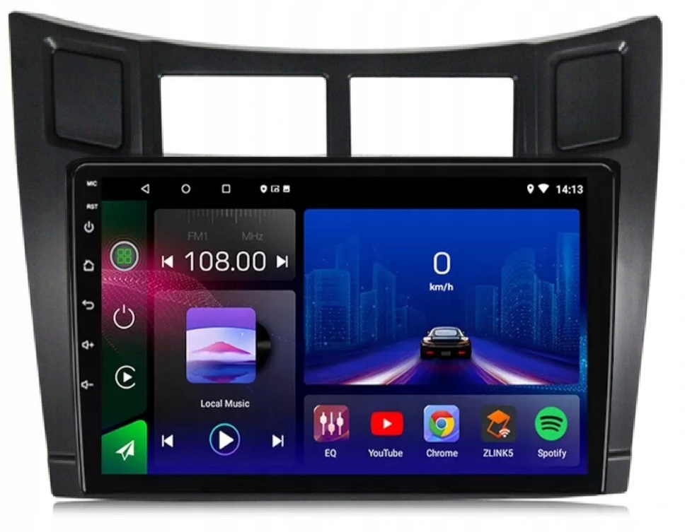 RADIO GPS ANDROID BT TOYOTA YARIS 2005-2012 16GB