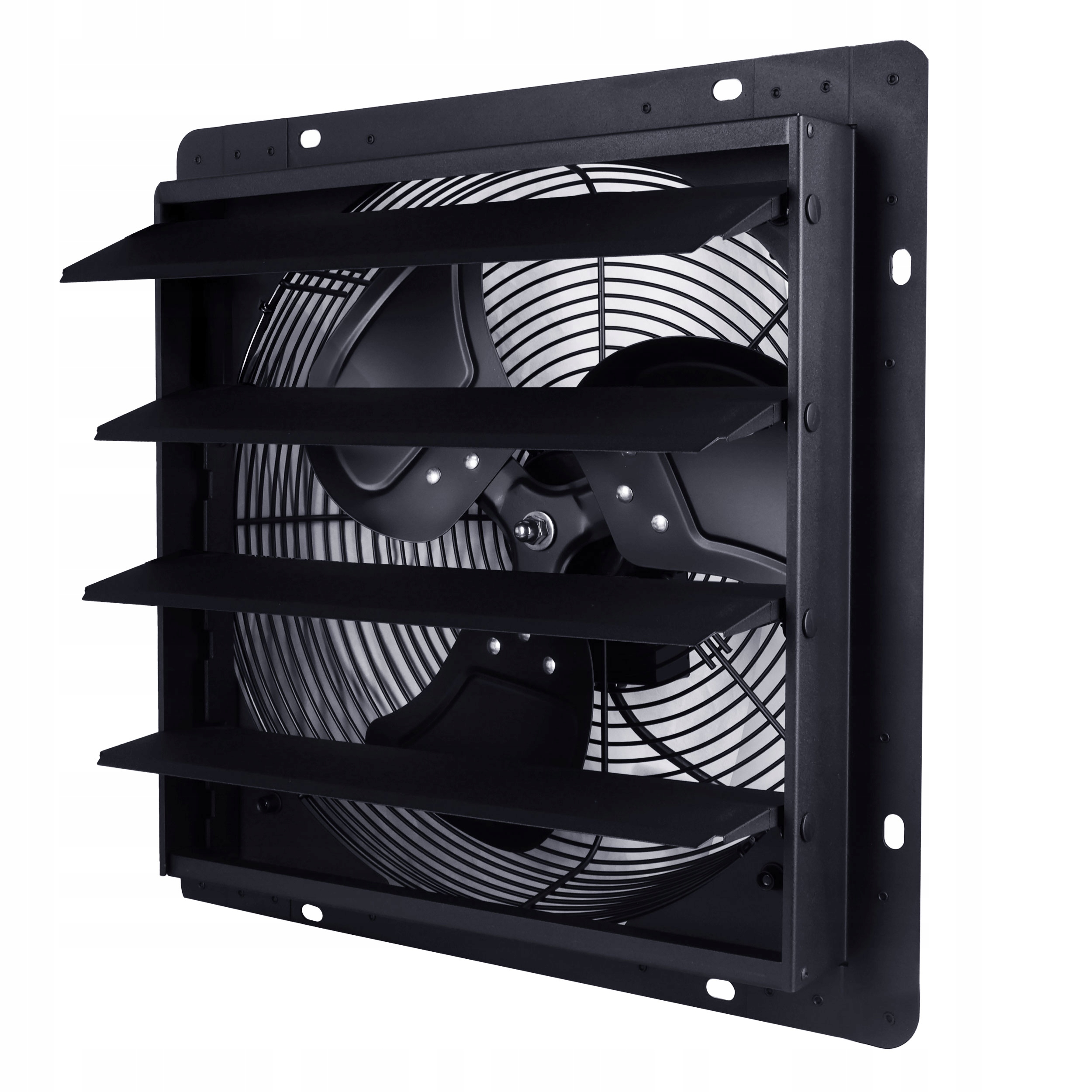 Wentylator osiowy ścienny wyciągowy Eberg Vexo 400 Żaluzja Regulator