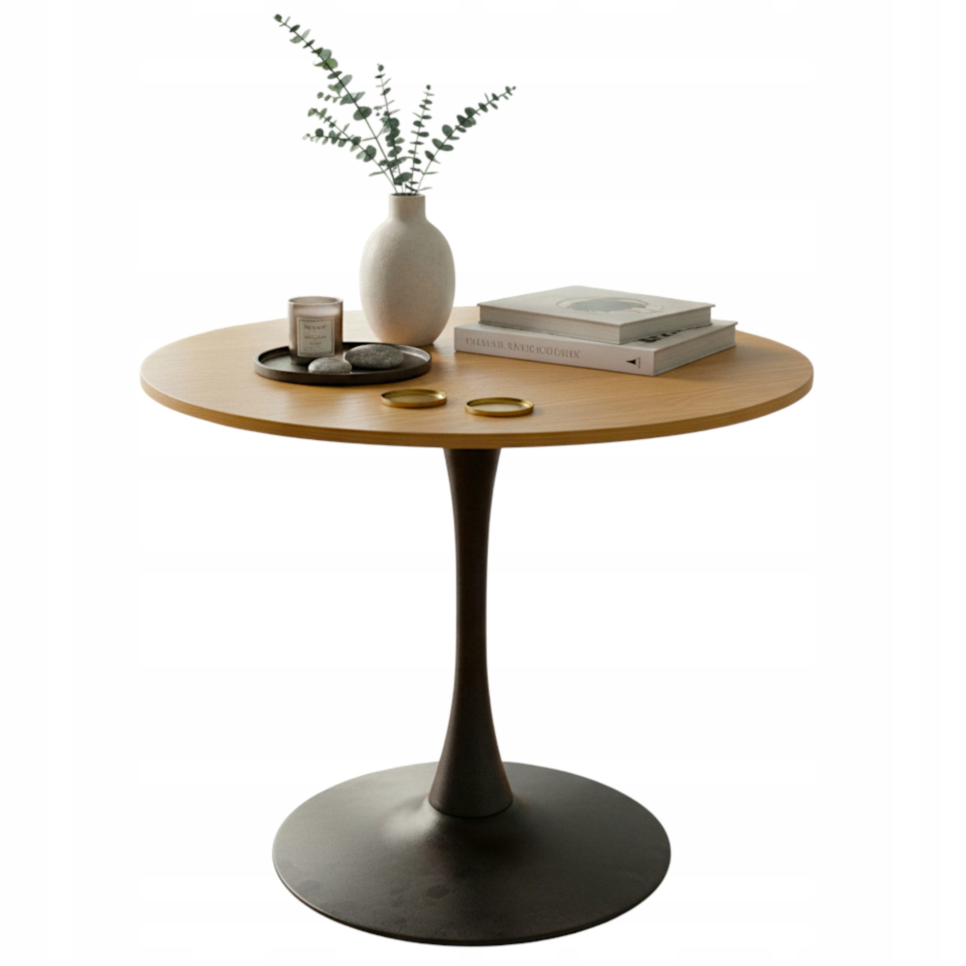 Stół Okrągły Kuchenny 70cm Nowoczesny Loft Stolik Do Salonu Kuchni Jadalni