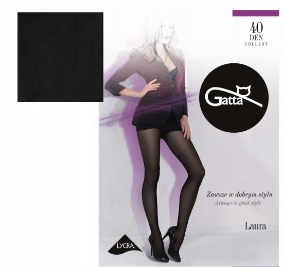 

Gatta Laura 40 den rajstopy nero r.3-M