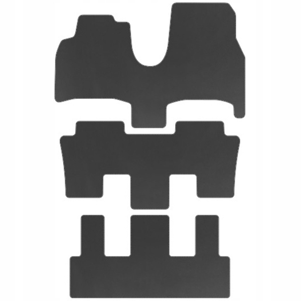 CITROEN C8 02-14 велюровые коврики COMFORT графит