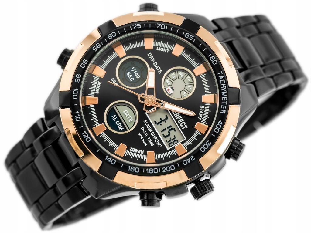

Zegarek męski Perfect zp121i +box +grawer