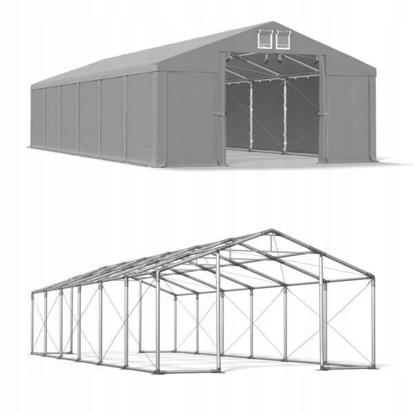 Namiot Przemysłowy 4x12m Magazynowy DAS 620 WP