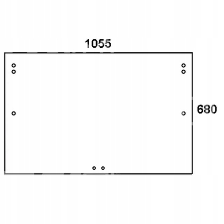 sklo traktoru Steyr 8060 8070 8080 8090 zadní