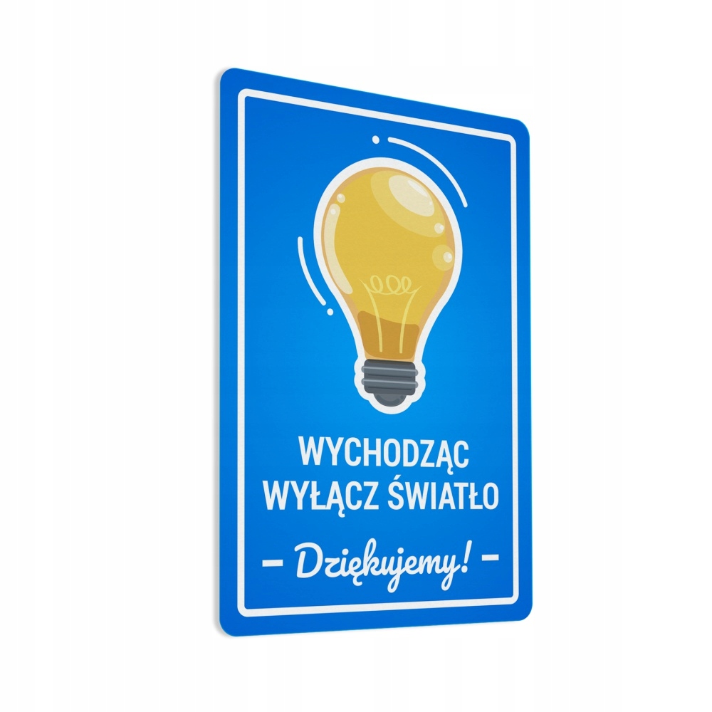 

Naklejka Wychodząc Wyłącz Światło 10x15