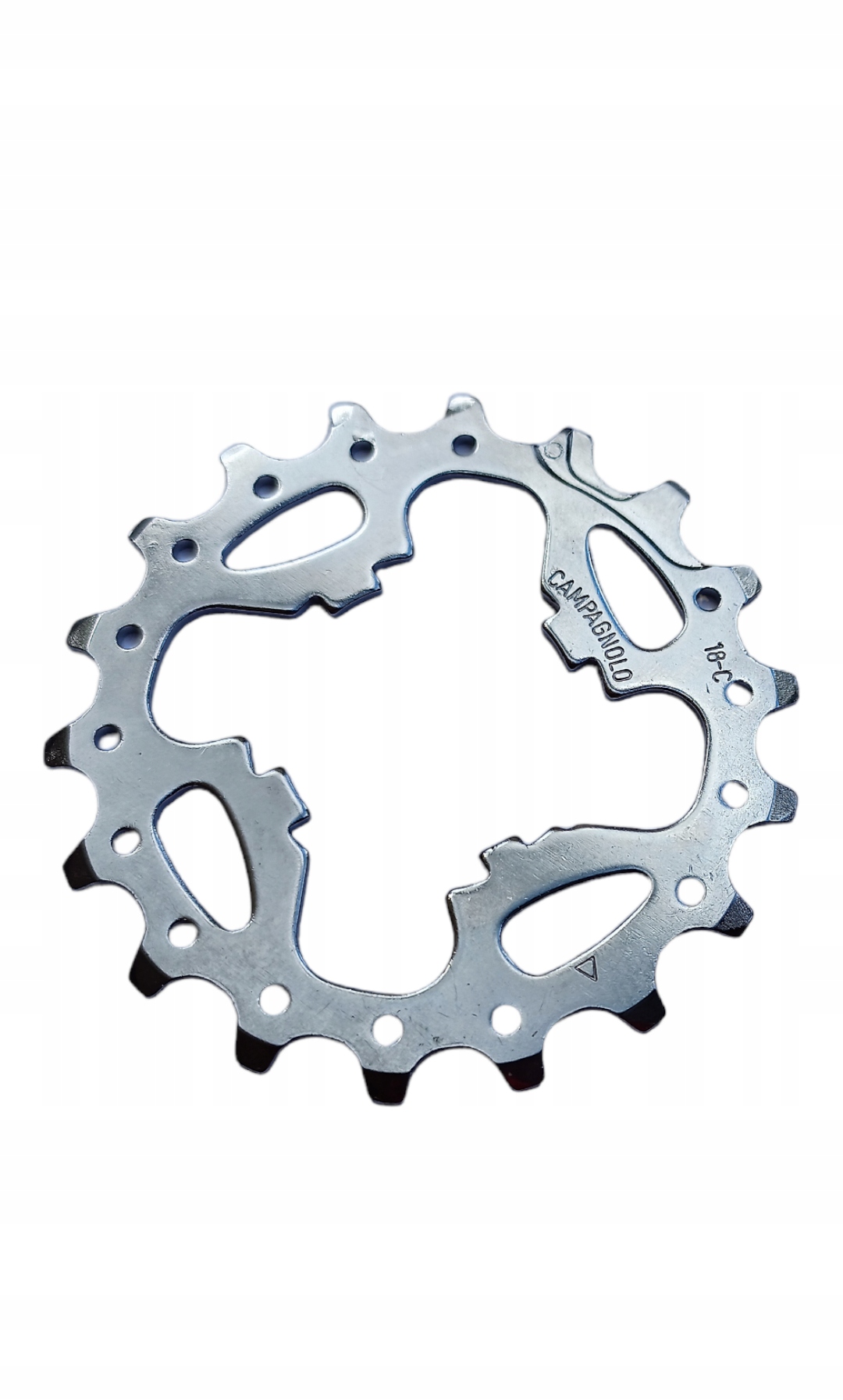 zębatka Campagnolo 18T 9RZ koronka Srebrna