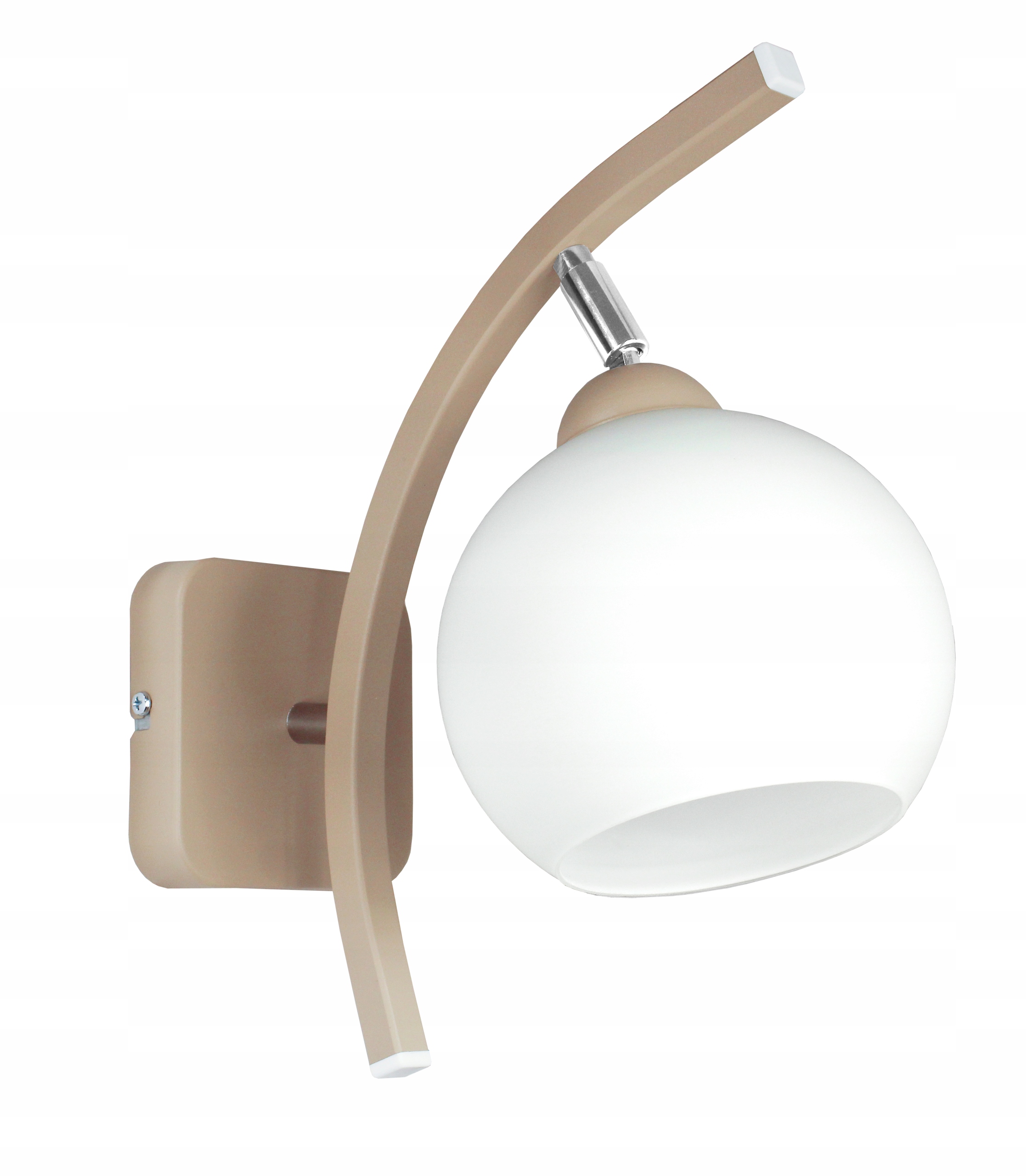 Nástěnná lampa nástěnná Klosz Mléčná béžová nástěnná lampa nástěnná svítidla