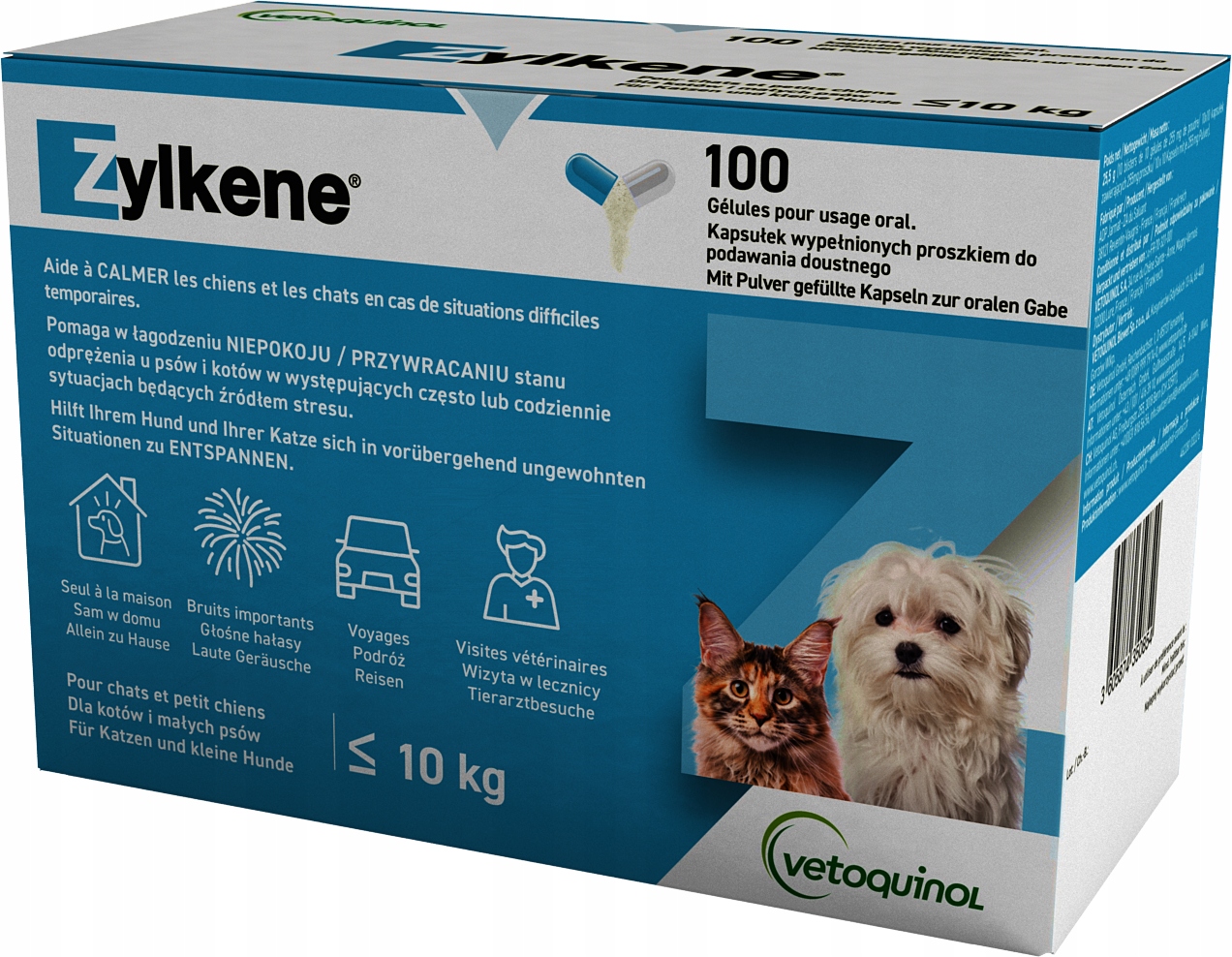 Vetoquinol Zylkene 75 mg 100 kapslí na zklidnění