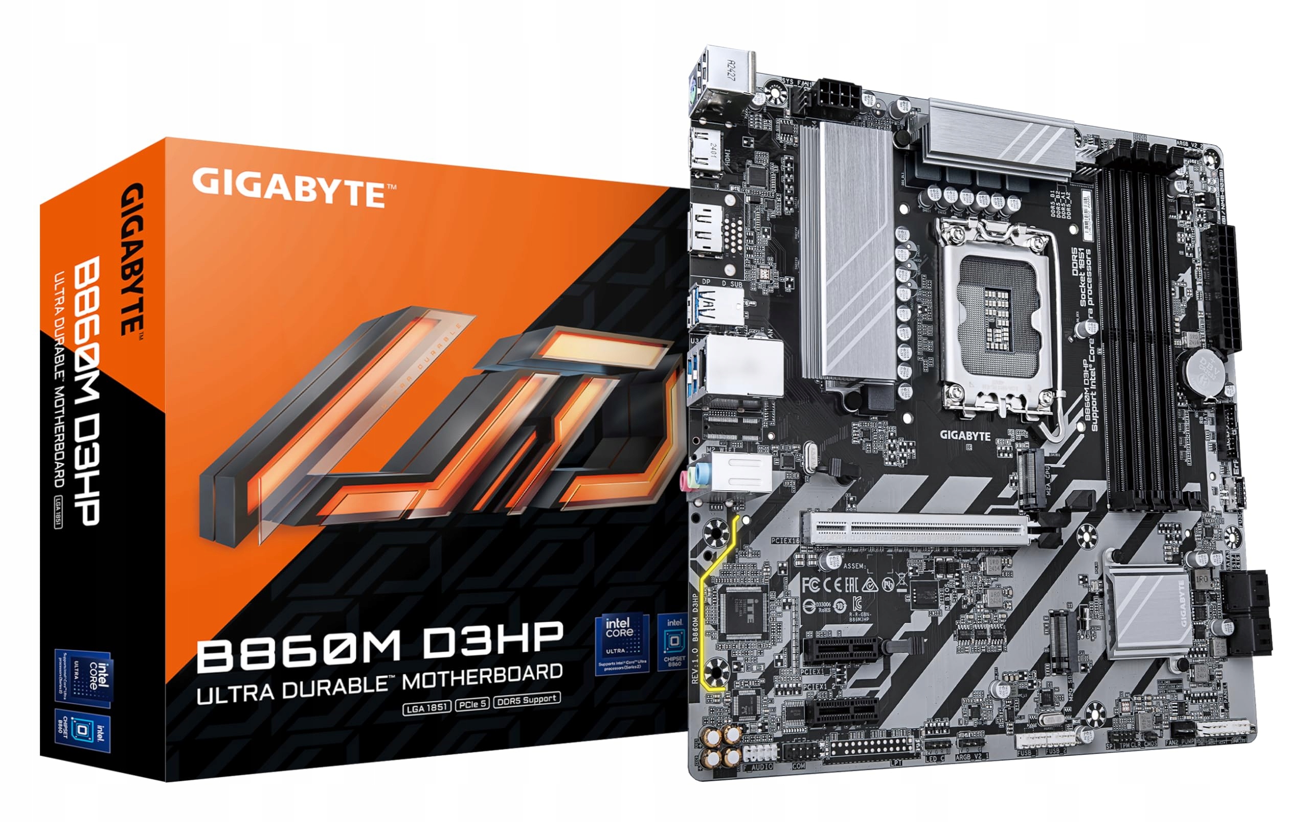 Gigabyte B860M D3 Hp základná doska Intel B860 Lga 1851 (Socket V1) micro