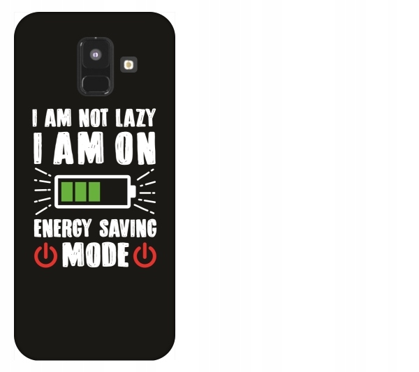 

Etui pokrowiec Samsung Galaxy A6 2018 Im not lazy