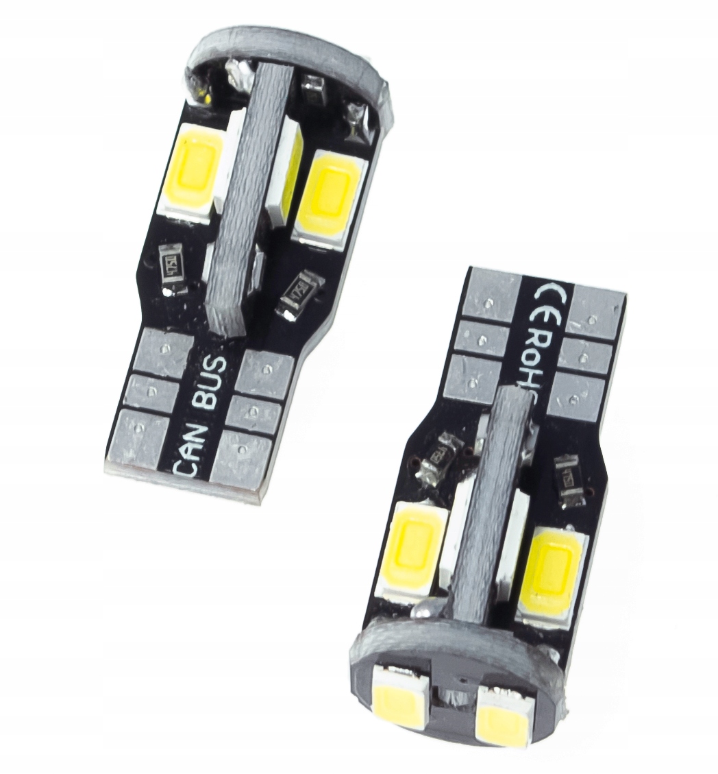 Żarówka T10 10 5630 SMD CANBUS biała LED W5W 12V Producent części Inny