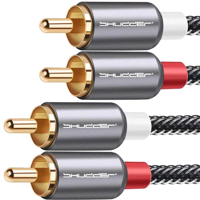 Kabel 2x Rca 2RCA 10 m Shudder Premium Komperisní Opletení