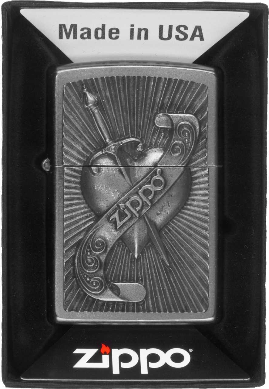 ZAPALNICZKA ZIPPO HEARD WITH SWORD