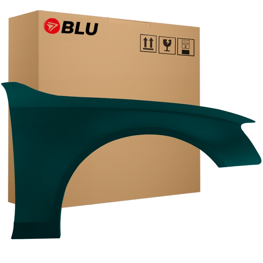 Blu Blatník Audi A4 B8 S4 LZ6E pravý zelený 07-11 přední pozink