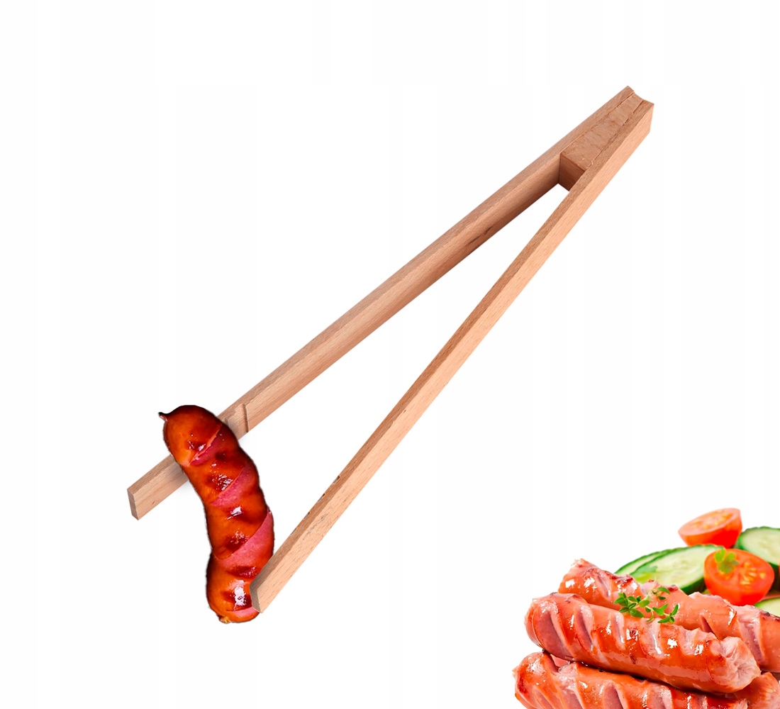 

Szczypce Drewniane Do Grilla Ogórków Kapusty 22 CM