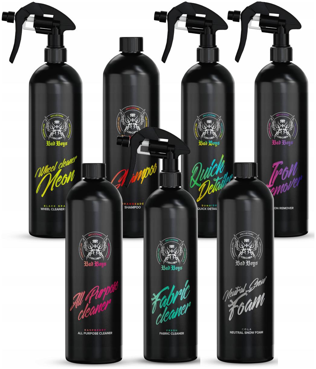 RR Customs RRC Bad Boys Mega Zestaw Kosmetyków Do Auta Detailing Prezent