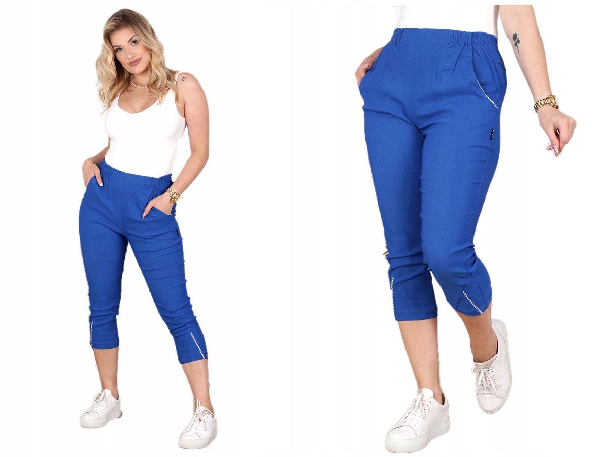 

Spodnie Rybaczki Wysoki Stan Kolory 42 XL 2170