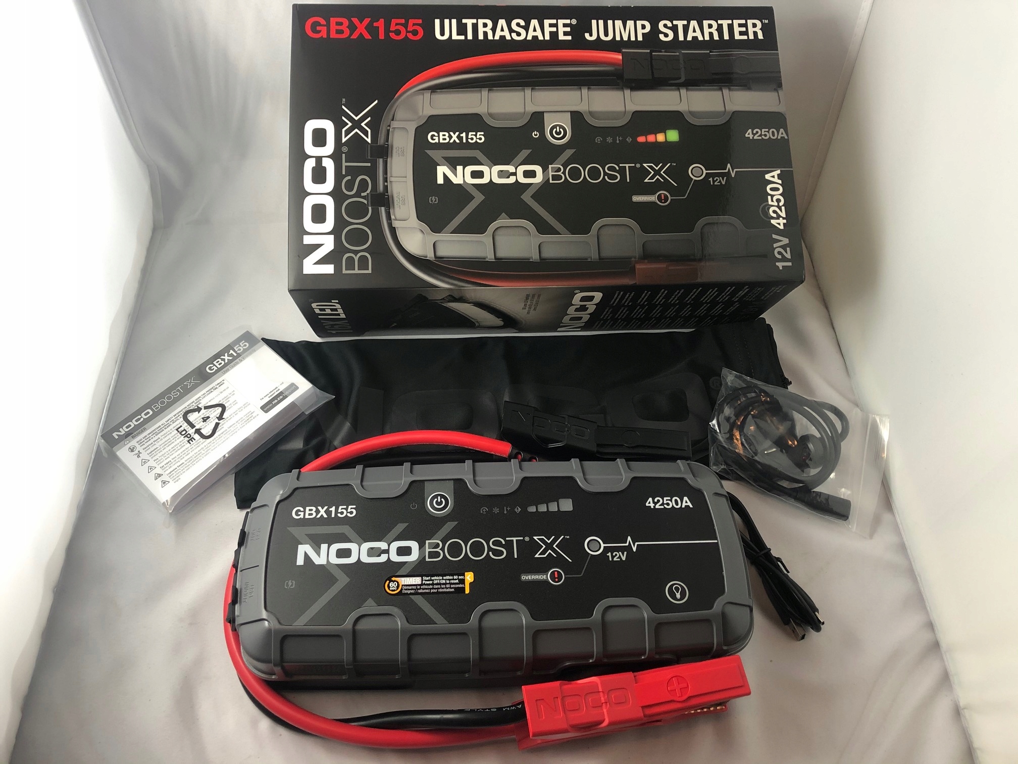 NOCO Boost X GBX155 4250A 12V Powerbank Rozruchowa Do 10L Benzyny 8L Diesla — miniatura 9