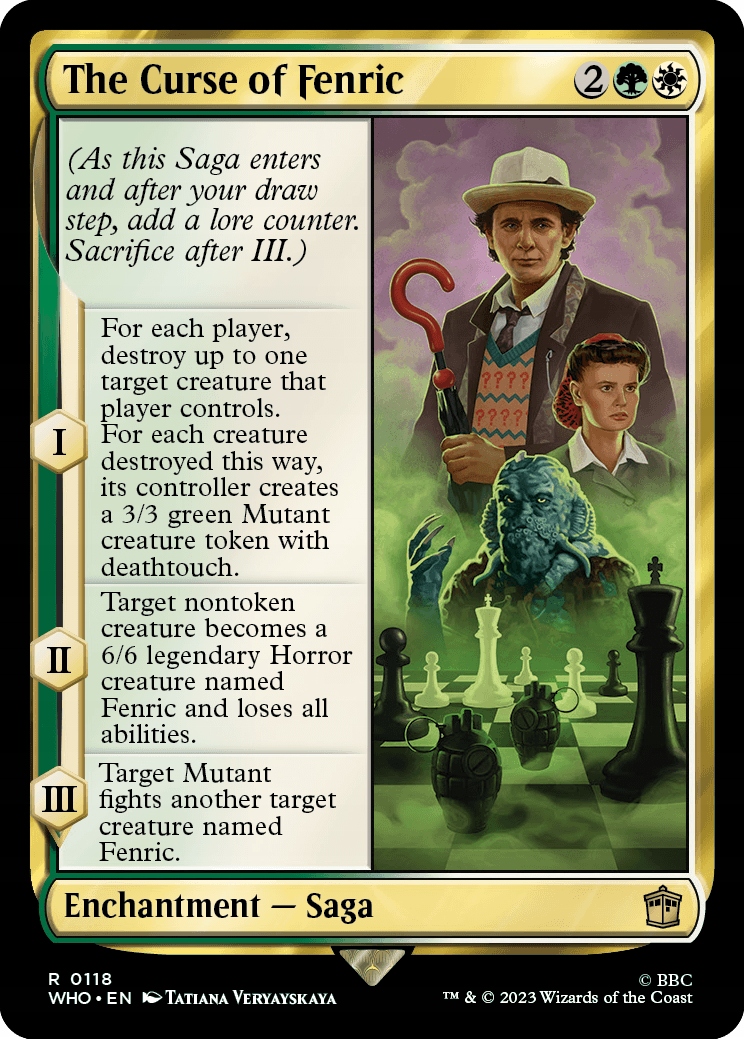 Mtg The Curse of Fenric (r)
