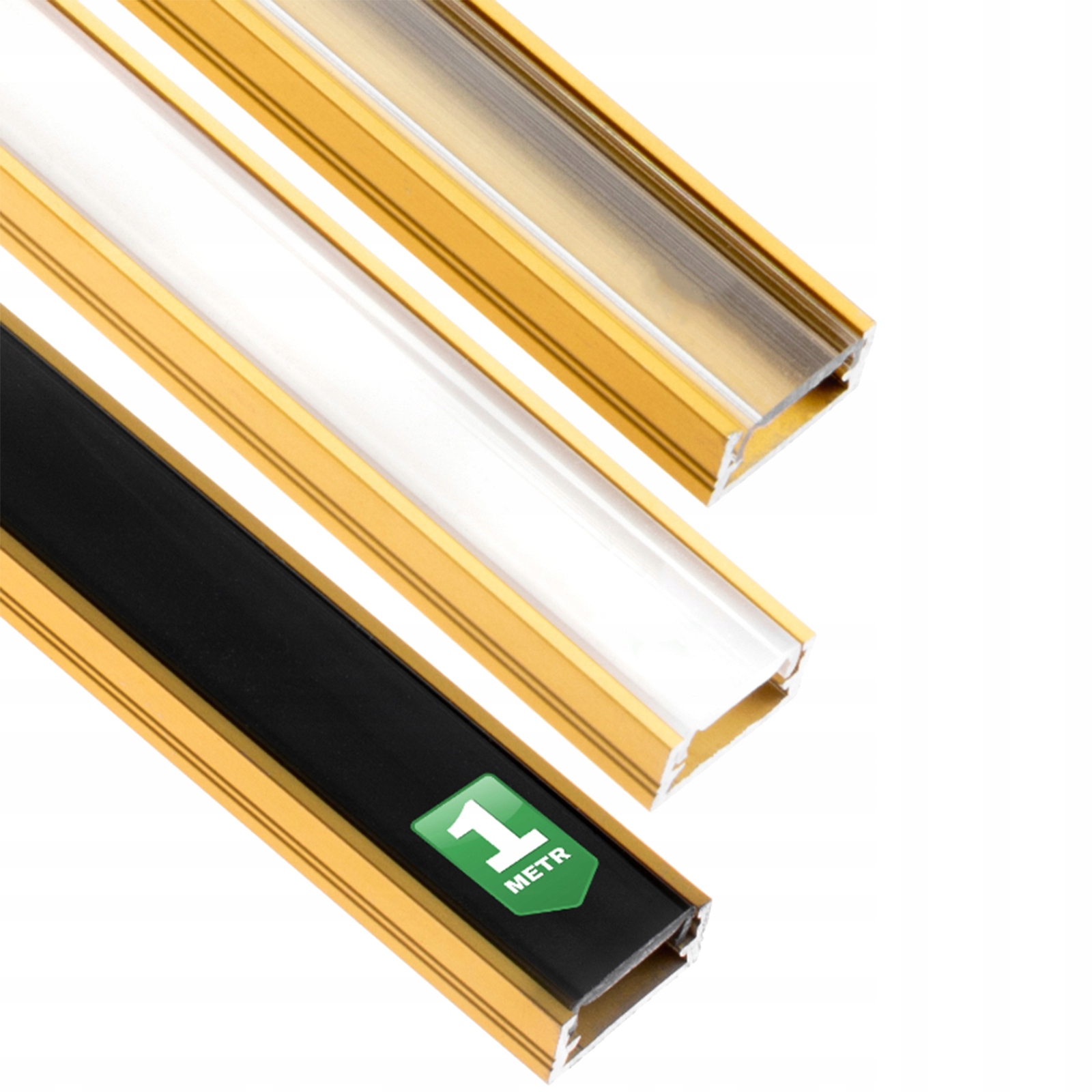 

Profil Aluminiowy do Taśm Led Natynkowy Złoty 1m