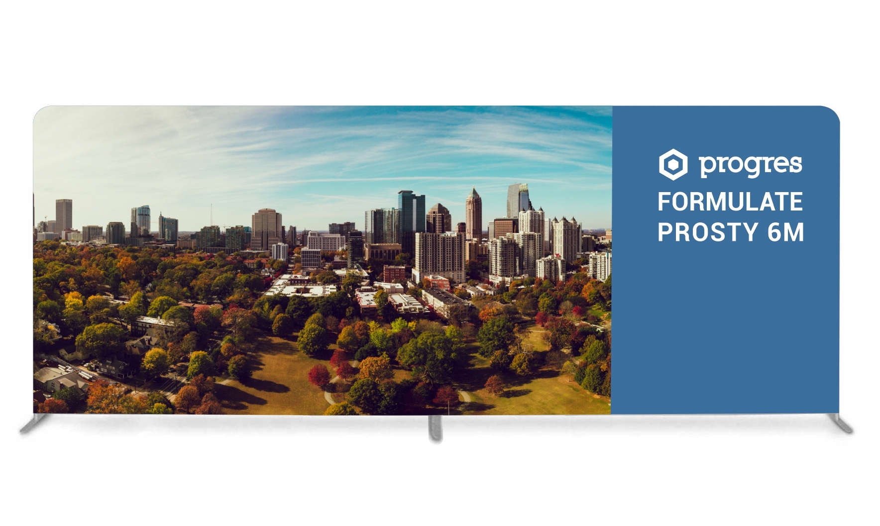 ŚCIANKA DWUSTRONNA TEKSTYLNA PROSTA 600cm