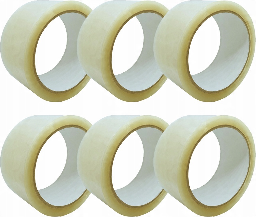 

Taśma pakowa akrylowa transparent 48/50 6szt