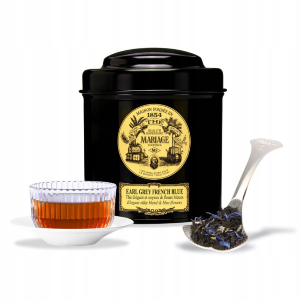 Herbata czarna liściasta Earl Grey Mariage Frères French Blue puszka 100 g