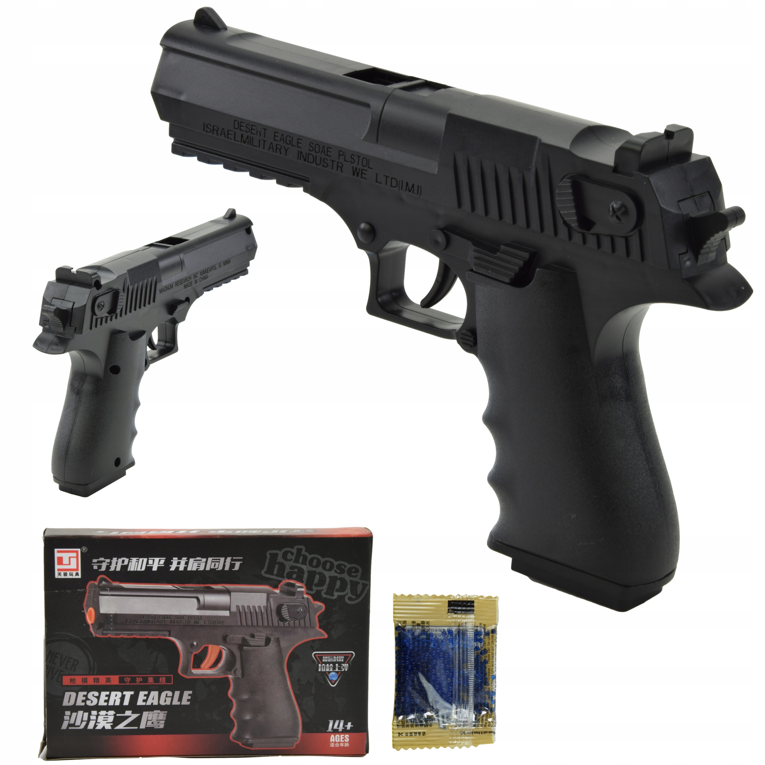

Mini Pistolet Karabin Na Kulki Żelowe Desert Eagle